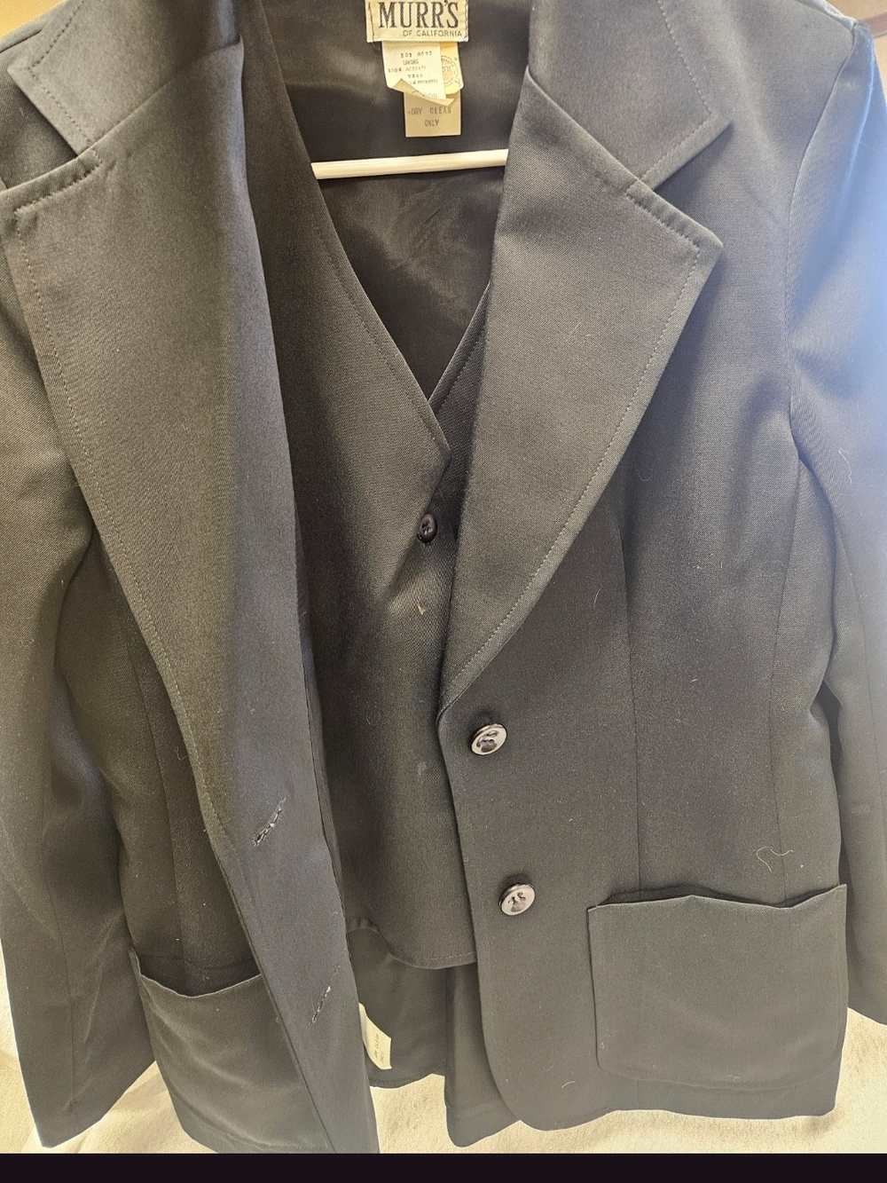 Men's Black Sport Coat Blazer